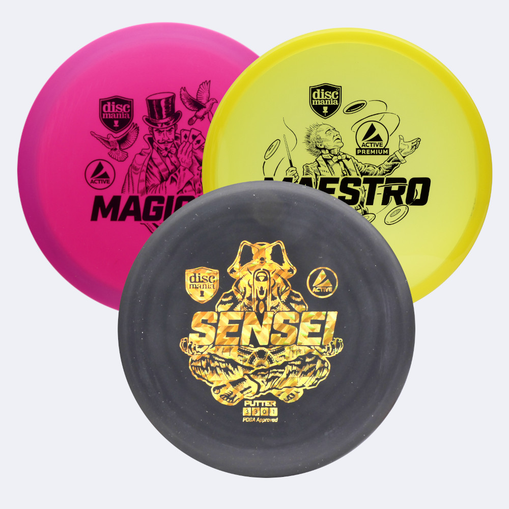 discmania-sensei-active-starterset-upgraded Discmania Active Starterset upgraded