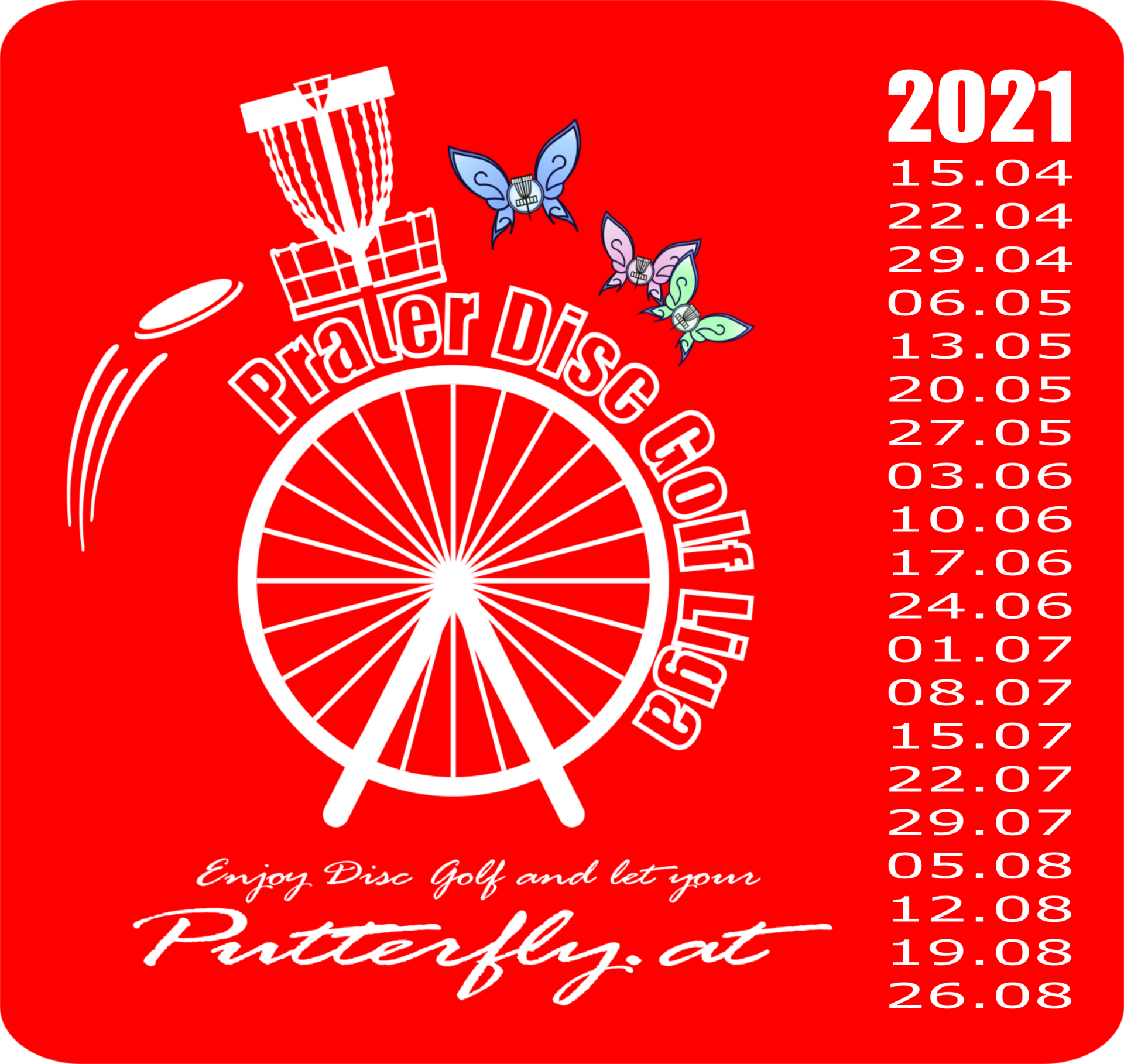 Prater Disc Golf Liga 2021 Wien