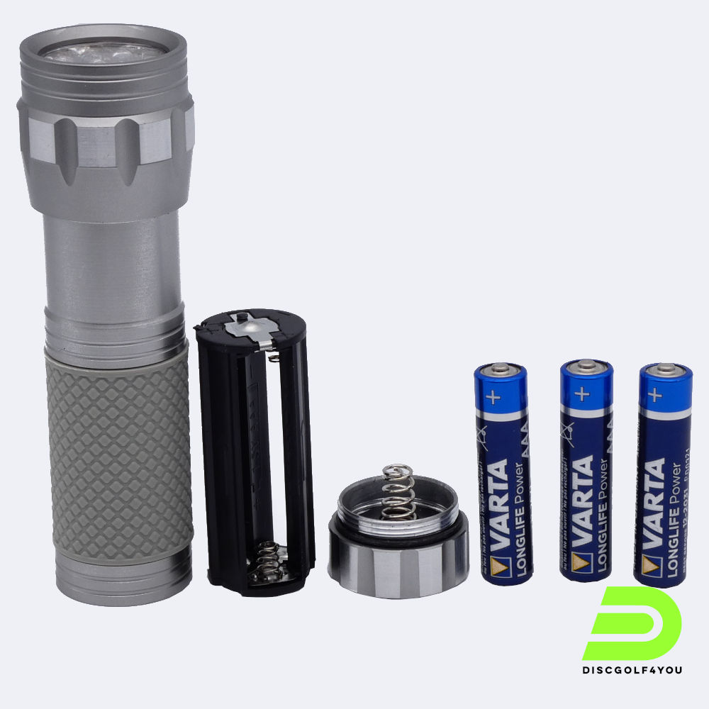 uv-taschenlampe-3 UV Taschenlampe für die Aufladung von Glow-Discs stehend