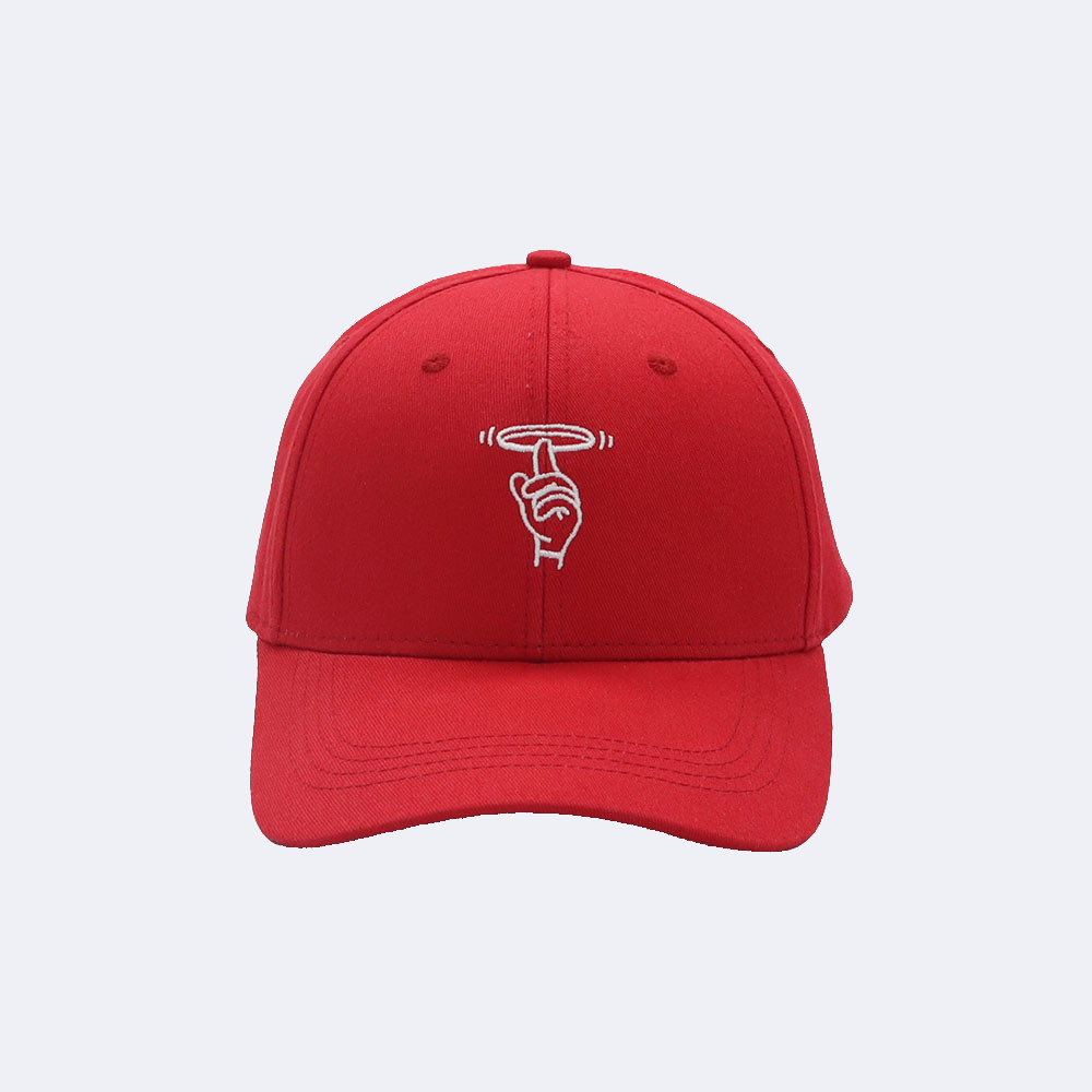 flying-plate-baseball-kappe-rot-vorne Flying plate baseball cap red