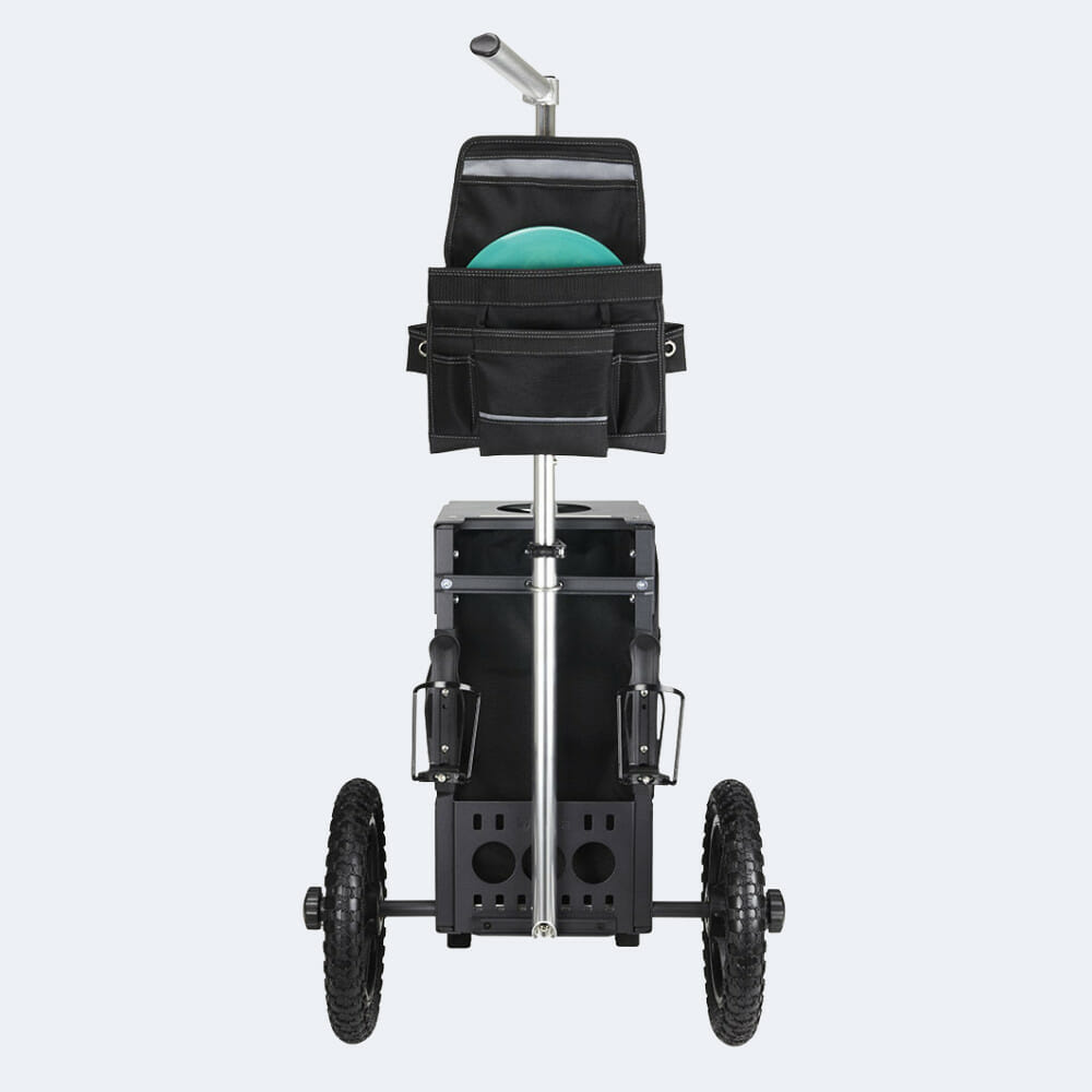 zueca-putter-pouch-schwarz-an-cart Züca Putter Tasche schwarz am Bag