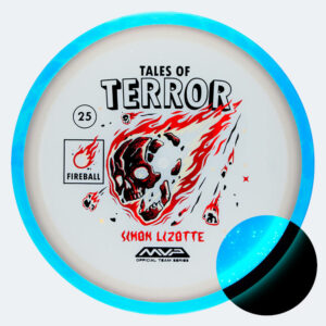 Axiom Fireball Halloween Edition in white, particle eclipse plastic and glow effect