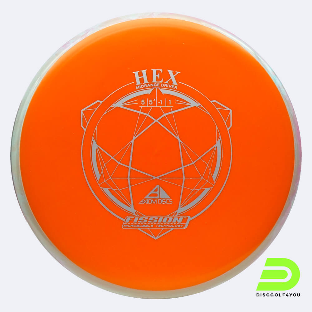 Axiom Hex in classic-orange, fission plastic Axiom Hex in classic-orange, fission plastic