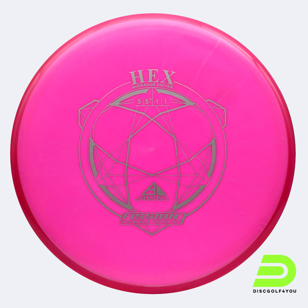 Axiom Hex in pink, fission plastic Axiom Hex in pink, fission plastic