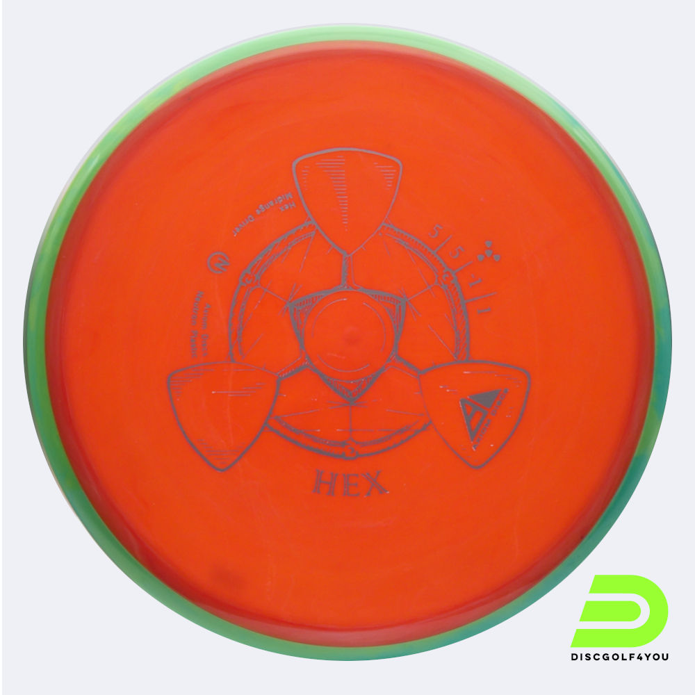 Axiom Hex in red, neutron plastic Axiom Hex in red, neutron plastic