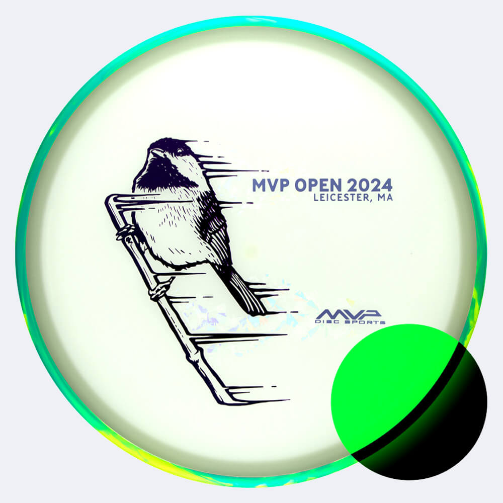 Axiom Tempo MVP Open in white, eclipse plastic and glow effect Axiom Tempo MVP Open in white, eclipse plastic and glow effect