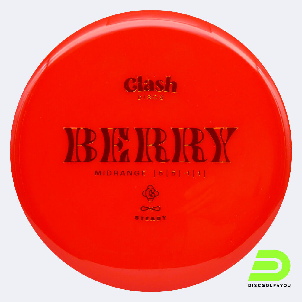 clash discs berry in rot, im steady kunststoff und ohne spezialeffekt Clash Discs Berry in rot, im Steady Kunststoff und ohne Spezialeffekt
