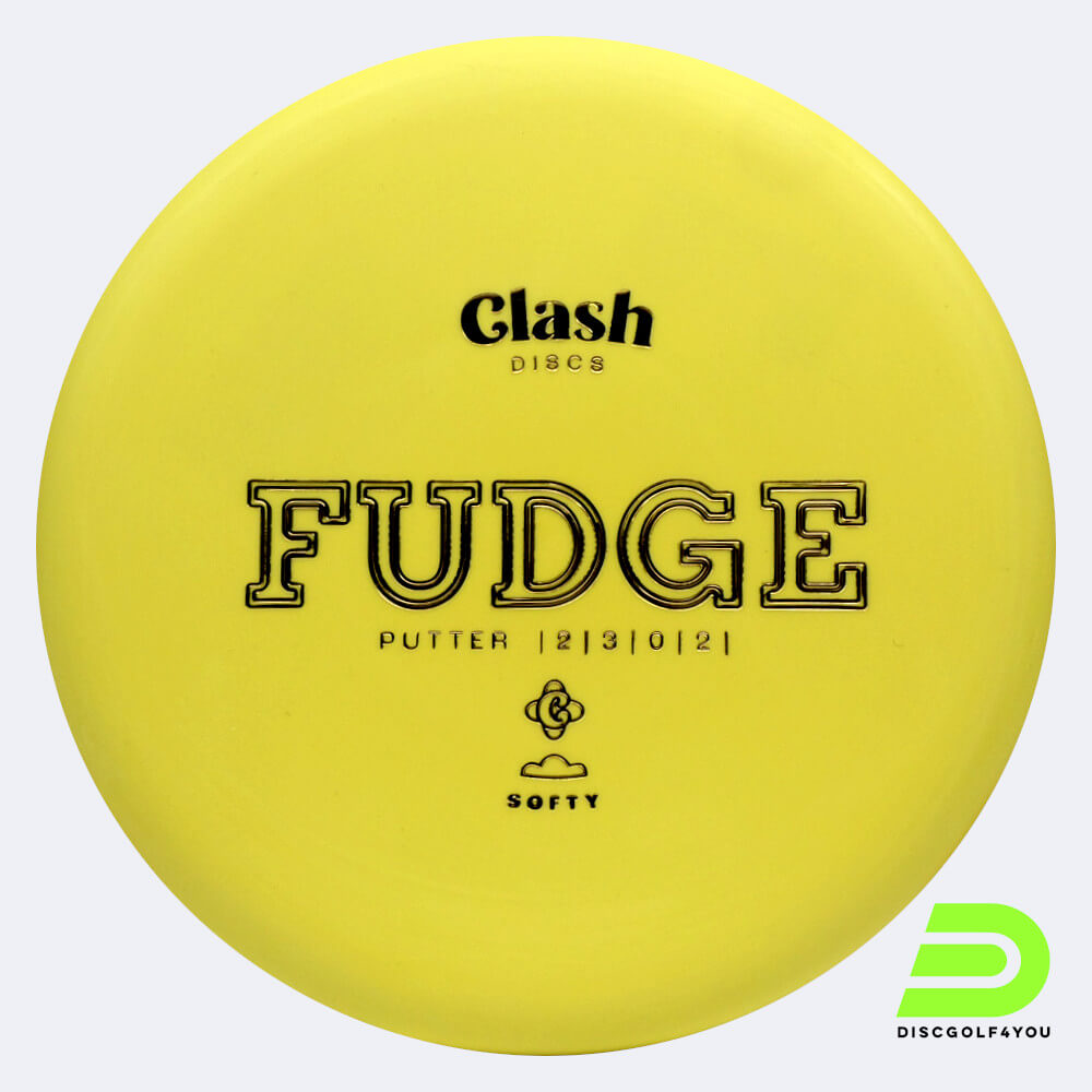 clash discs fudge in gelb, im softy kunststoff und ohne spezialeffekt Clash Discs Fudge in gelb, im Softy Kunststoff und ohne Spezialeffekt