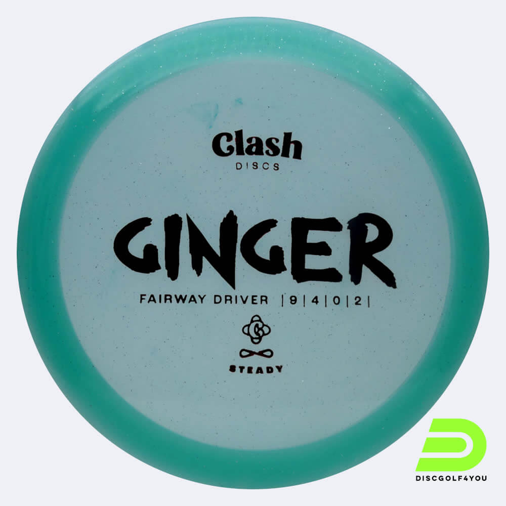 clash discs ginger in türkis, im steady kunststoff und ohne spezialeffekt Clash Discs Ginger in türkis, im Steady Kunststoff und ohne Spezialeffekt