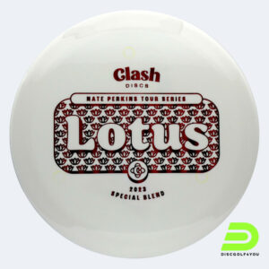 Clash Discs Lotus - Nate Perkins Tour Series in weiss, im 2023 Special Blend Kunststoff und ohne Spezialeffekt