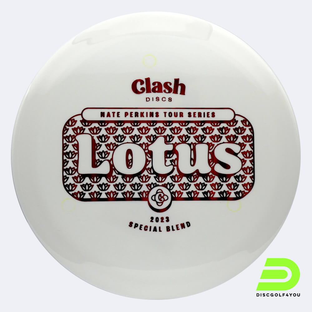 clash discs lotus - nate perkins tour series in weiss, im 2023 special blend kunststoff und ohne spezialeffekt Clash Discs Lotus - Nate Perkins Tour Series in weiss, im 2023 Special Blend Kunststoff und ohne Spezialeffekt