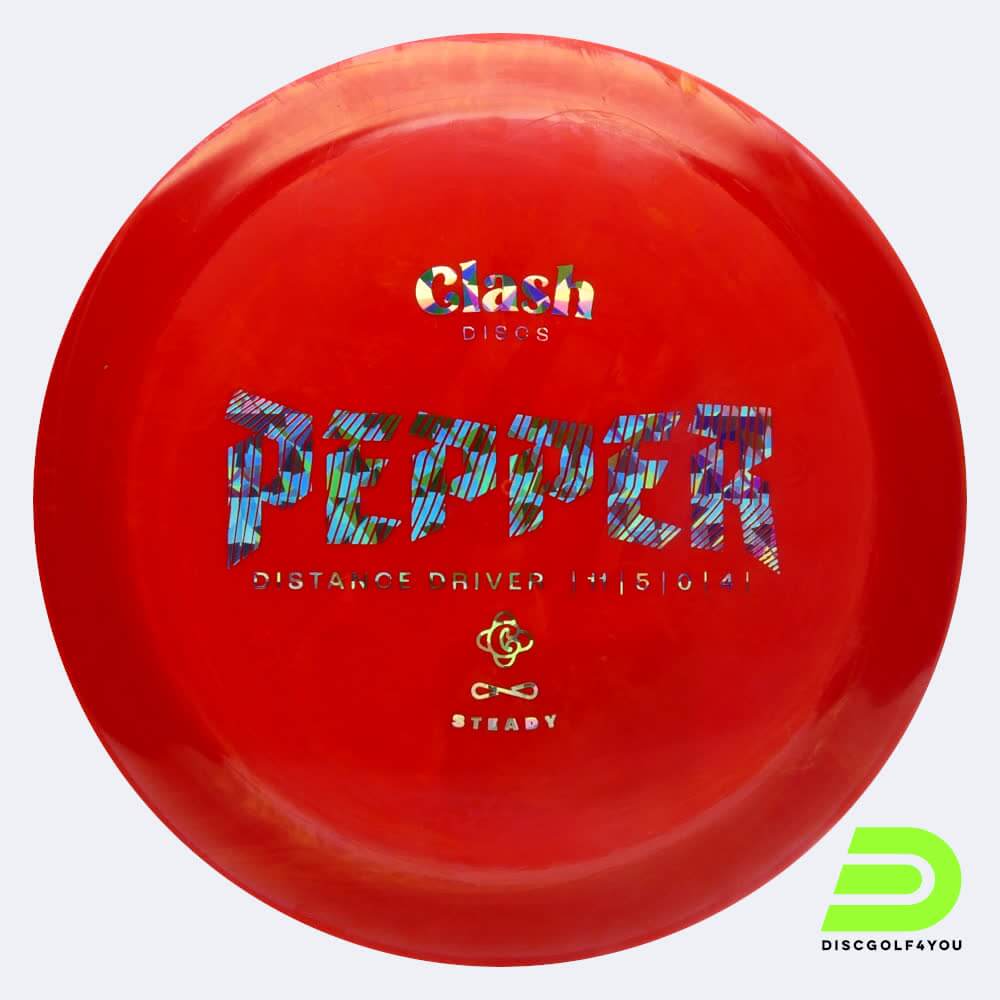 Clash Discs Pepper in red, steady plastic Clash Discs Pepper in red, steady plastic