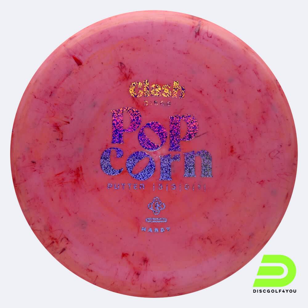 Clash Discs Popcorn in pink, hardy plastic and burst effect