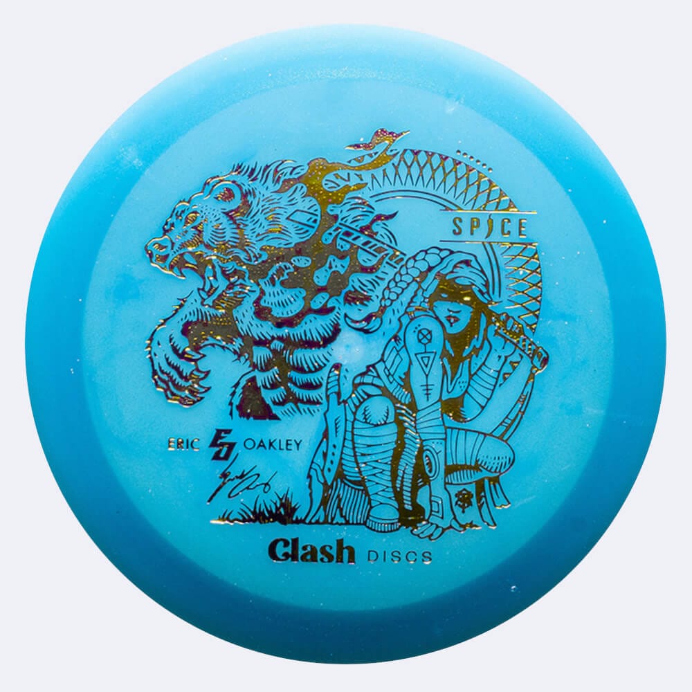 clash discs spice - eric oakley team series in türkis, im steady kunststoff und ohne spezialeffekt Clash Discs Spice - Eric Oakley Team Series in türkis, im Steady Kunststoff und ohne Spezialeffekt
