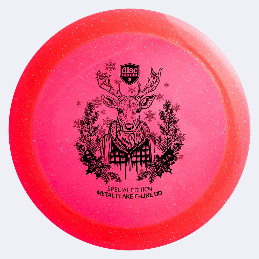 Discmania DD Special Edition in red, metal flake c-line plastic Discmania DD Special Edition in red, metal flake c-line plastic