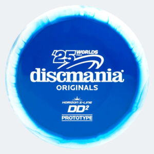 Discmania DD2 Worlds Fundraiser in blau, im S-Line Horizon Kunststoff und ohne Spezialeffekt