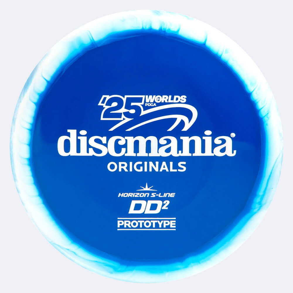 discmania dd2 worlds fundraiser in blau, im s-line horizon kunststoff und ohne spezialeffekt Discmania DD2 Worlds Fundraiser in blau, im S-Line Horizon Kunststoff und ohne Spezialeffekt