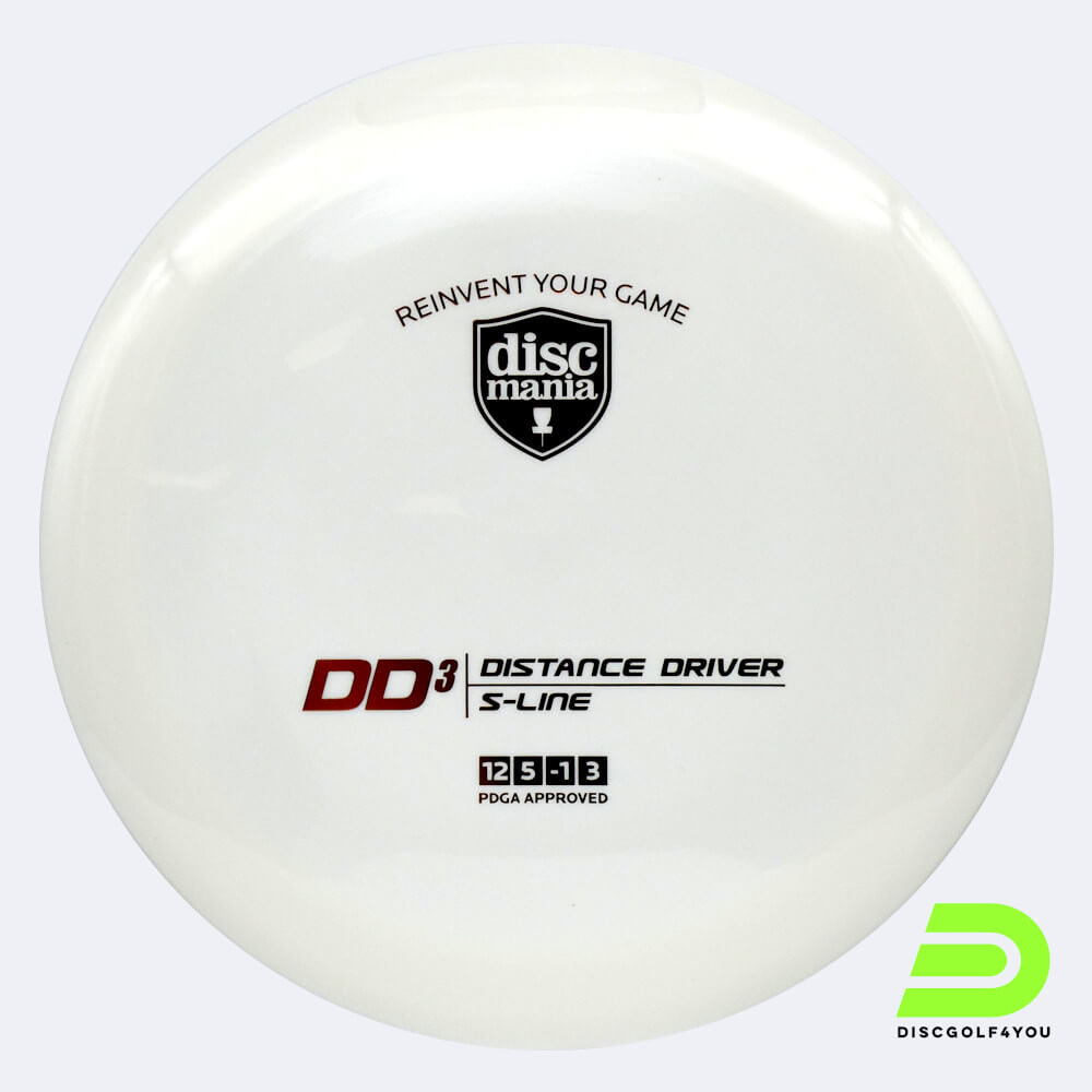 discmania dd3 in weiss, im s-line kunststoff und ohne spezialeffekt Discmania DD3 in weiss, im S-Line Kunststoff und ohne Spezialeffekt