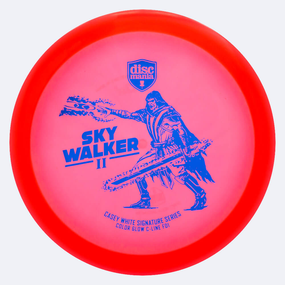 discmania fd1 sky walker 2 in rot, im colour glow c-line kunststoff und glow spezialeffekt Discmania FD1 Sky Walker 2 in rot, im Colour Glow C-Line Kunststoff und glow Spezialeffekt