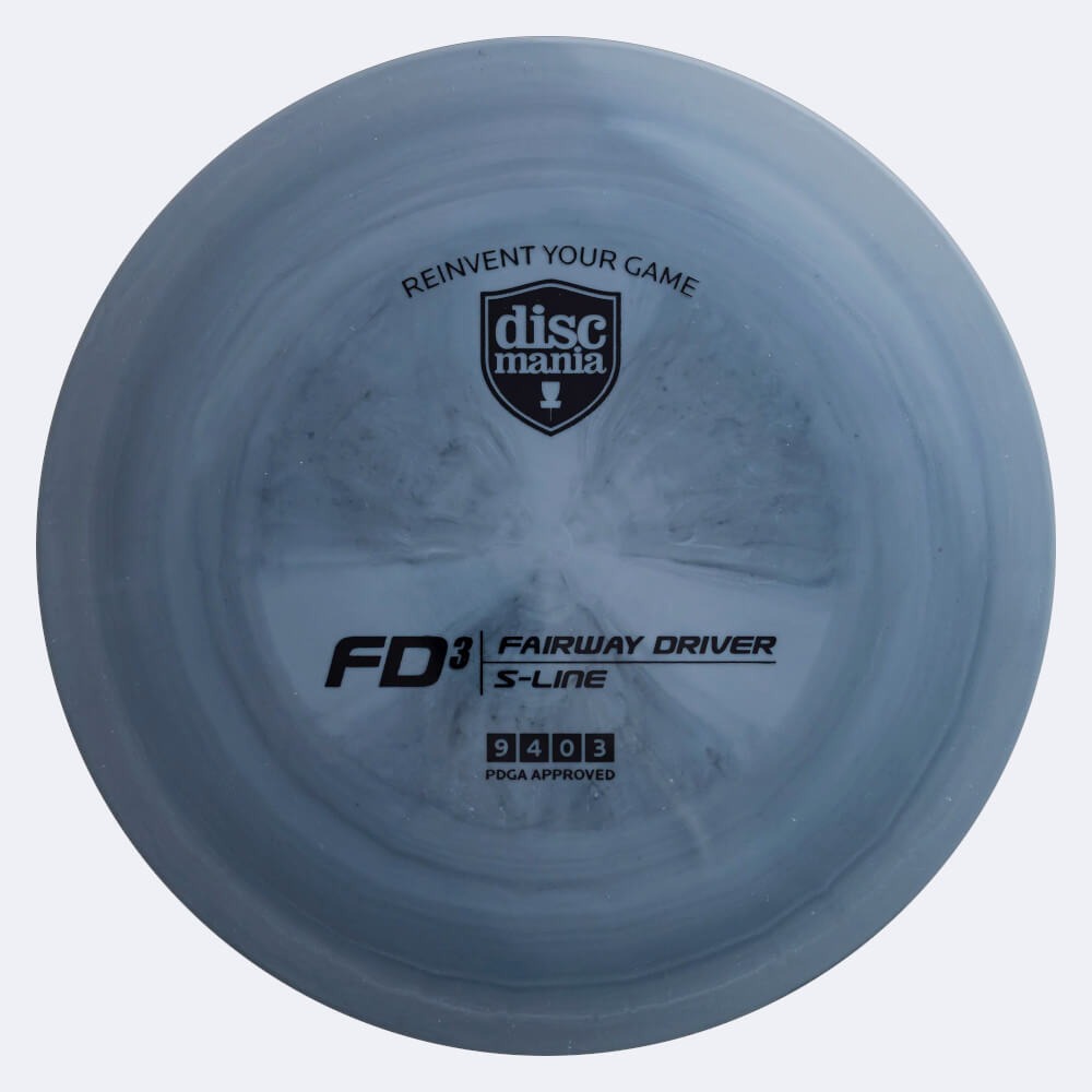 Discmania FD3 in grey, s-line plastic Discmania FD3 in grey, s-line plastic