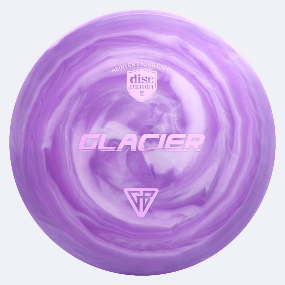 discmania glacier in violett, im swirl s-line kunststoff und burst spezialeffekt Discmania Glacier in violett, im Swirl S-line Kunststoff und burst Spezialeffekt