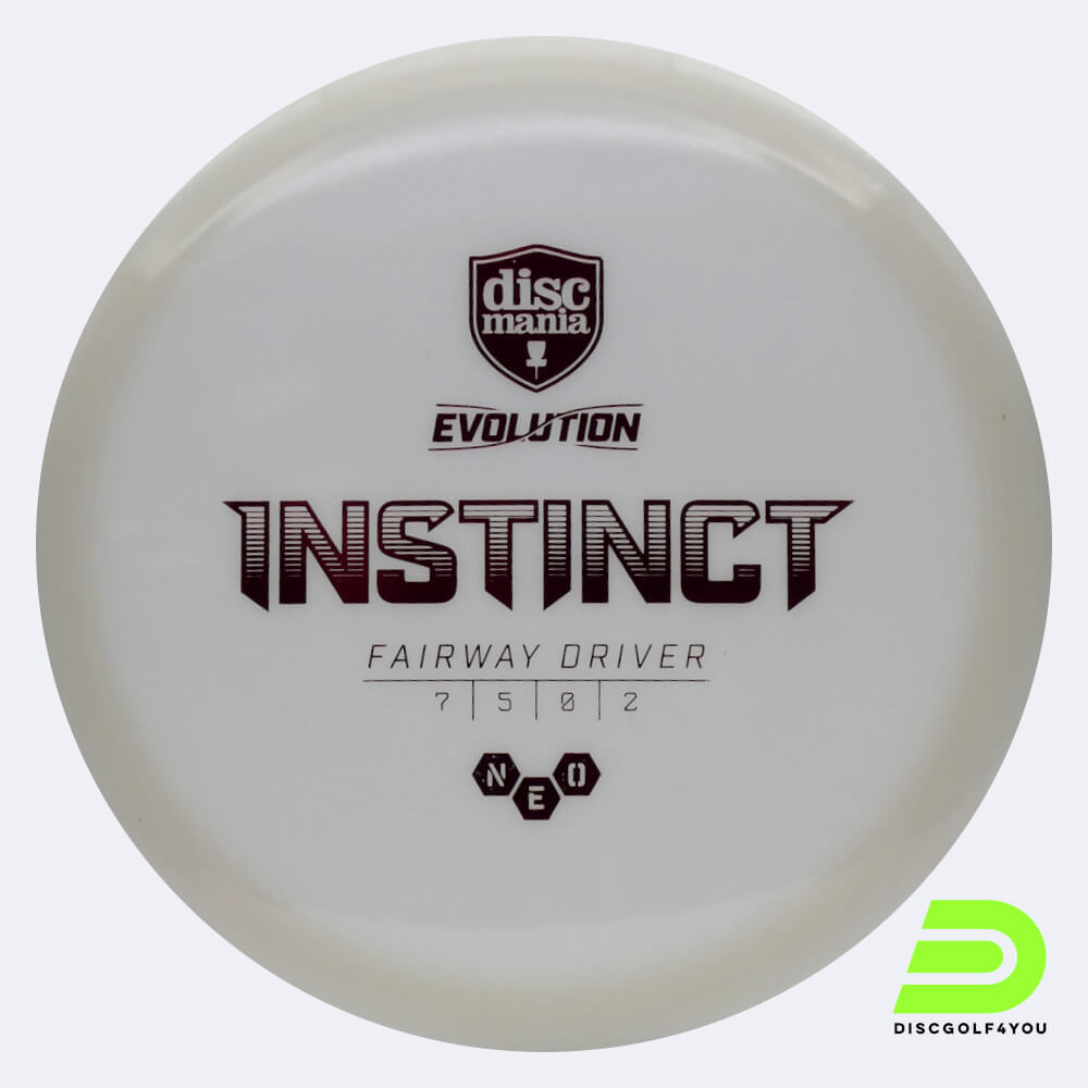 discmania instinct in weiss, im neo kunststoff und ohne spezialeffekt Discmania Instinct in weiss, im Neo Kunststoff und ohne Spezialeffekt