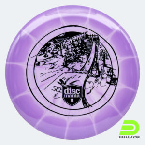 Discmania Link - Discgolf4you Series in purple, lux vapor plastic and burst effect