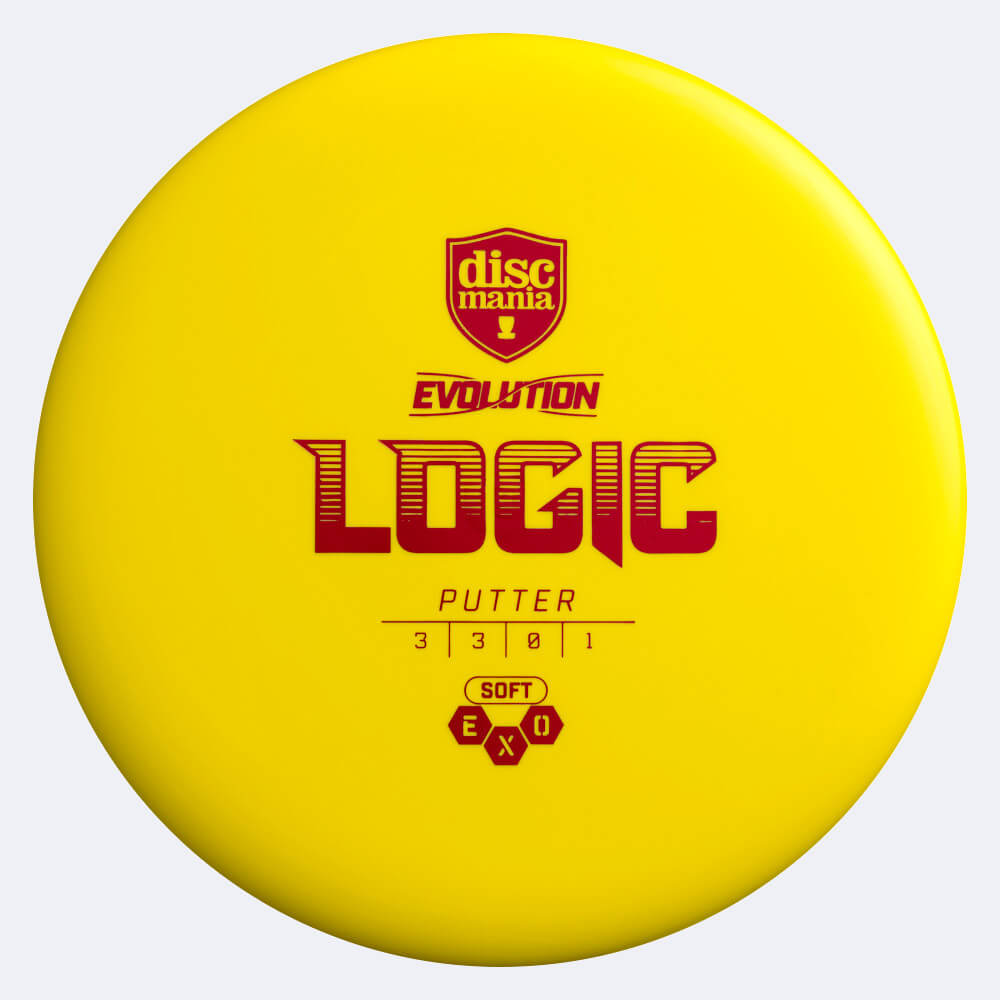 discmania logic in gelb, im exo soft kunststoff und ohne spezialeffekt Discmania Logic in gelb, im Exo Soft Kunststoff und ohne Spezialeffekt