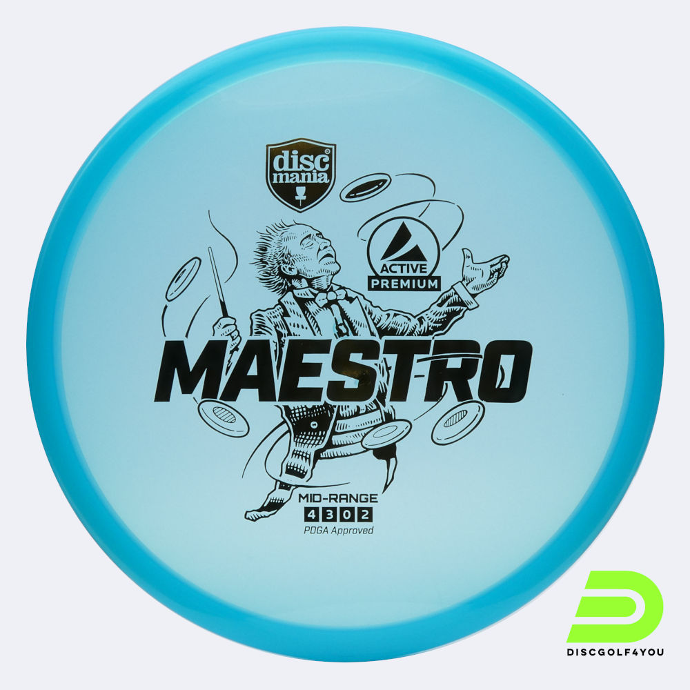 Discmania Maestro in blue, active premium plastic Discmania Maestro in blue, active premium plastic