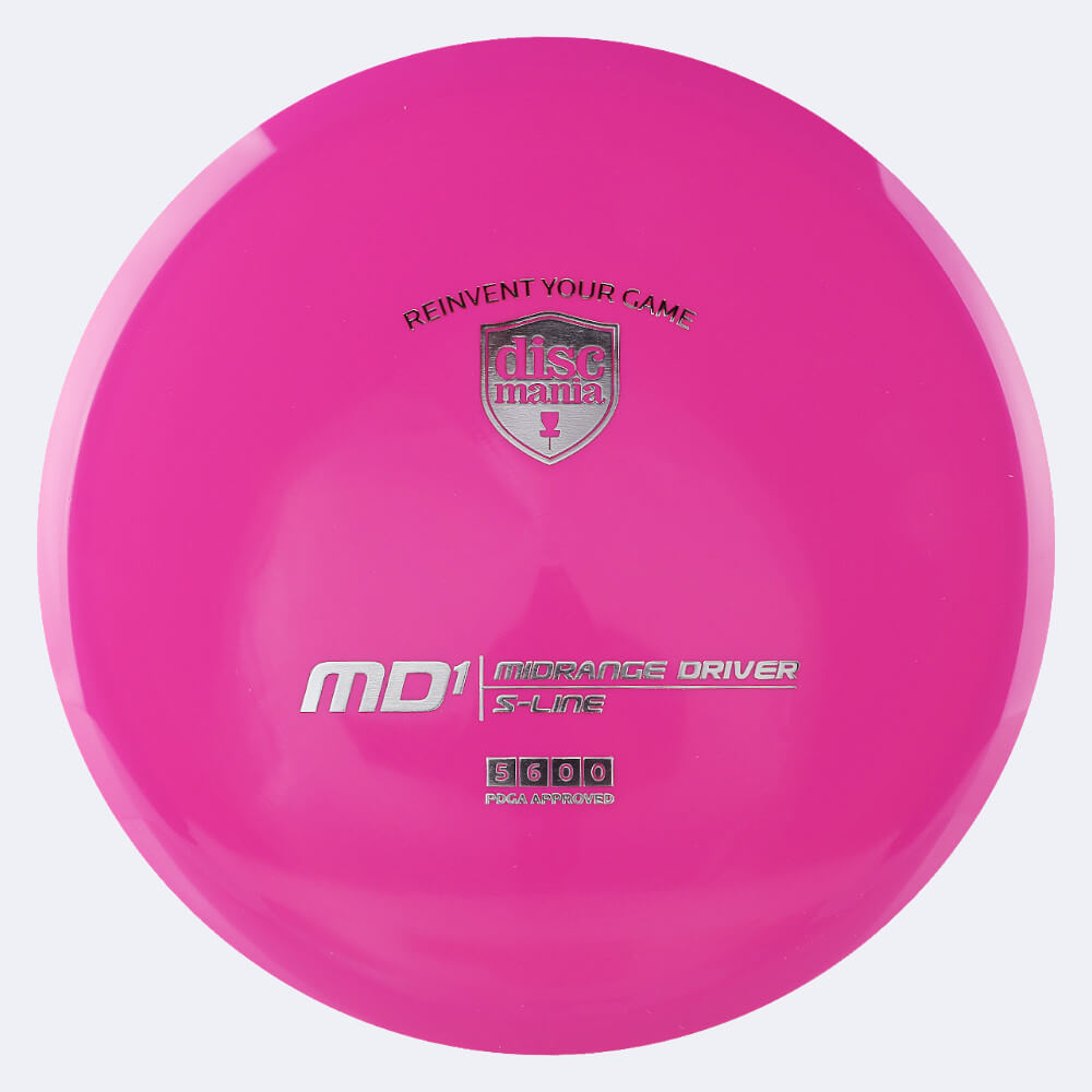 discmania md1 in rosa, im s-line kunststoff und ohne spezialeffekt Discmania MD1 in rosa, im S-Line Kunststoff und ohne Spezialeffekt