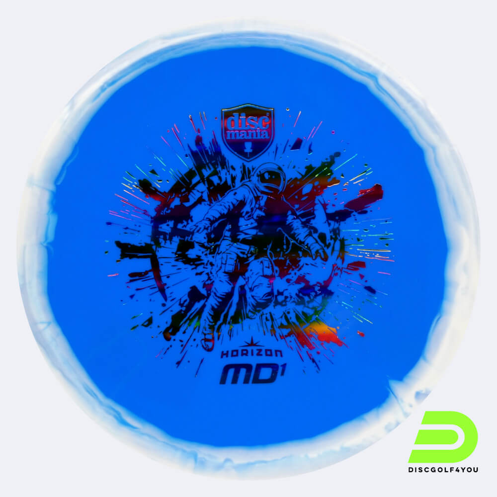 discmania md1 in weiss-blau, im horizon kunststoff und ohne spezialeffekt Discmania MD1 in weiss-blau, im Horizon Kunststoff und ohne Spezialeffekt