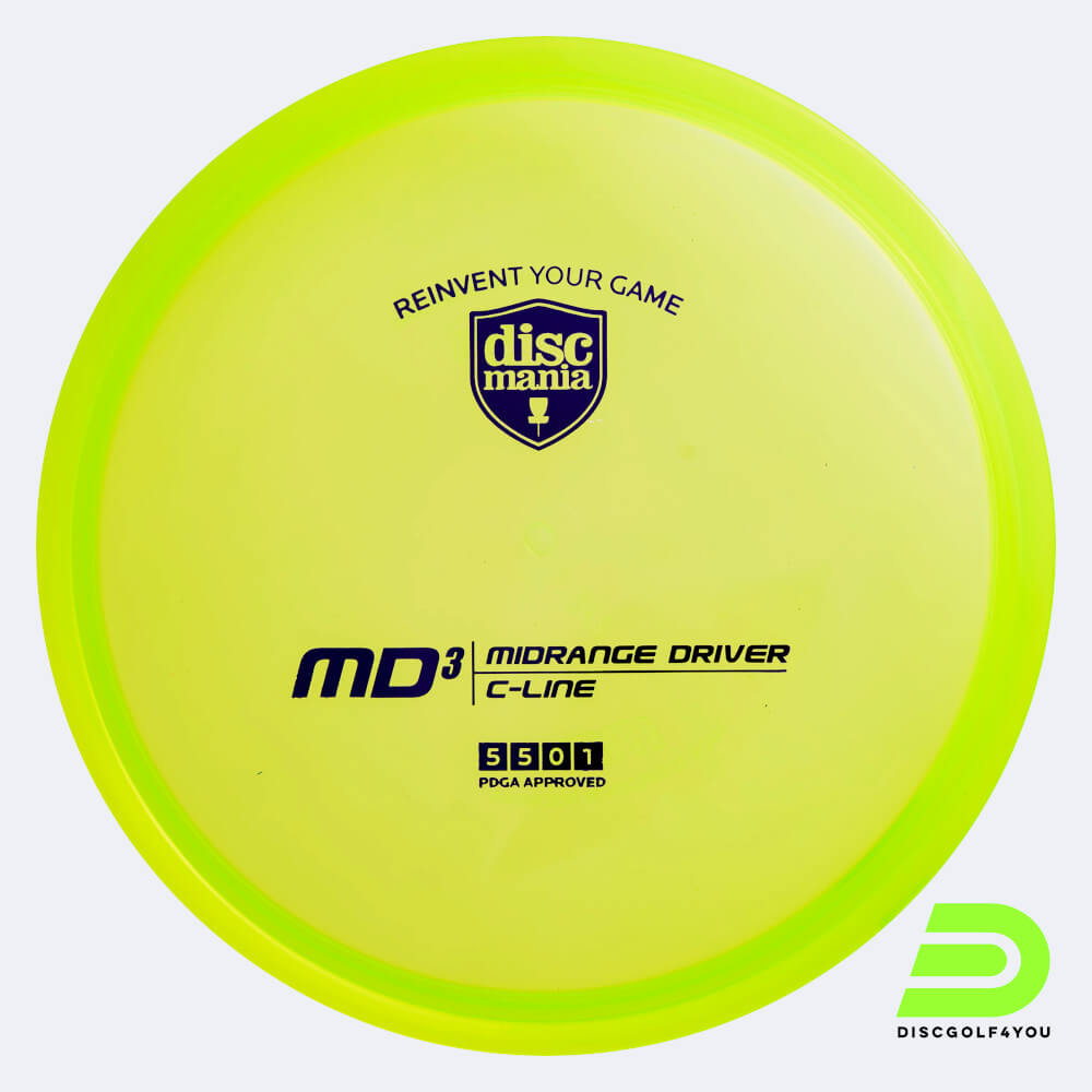 discmania md3 in hellgrün, im c-line kunststoff und ohne spezialeffekt Discmania MD3 in hellgrün, im C-Line Kunststoff und ohne Spezialeffekt