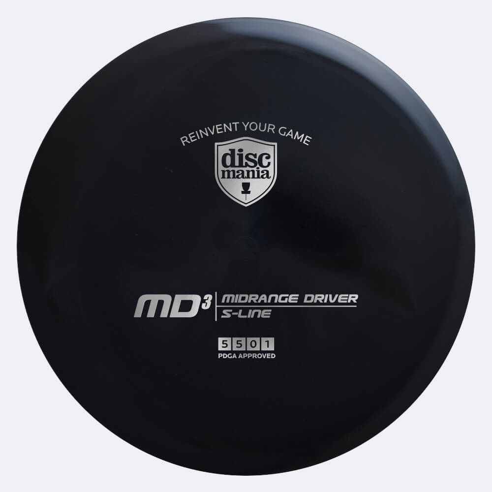 discmania md3 in schwarz, im s-line kunststoff und ohne spezialeffekt Discmania MD3 in schwarz, im S-Line Kunststoff und ohne Spezialeffekt
