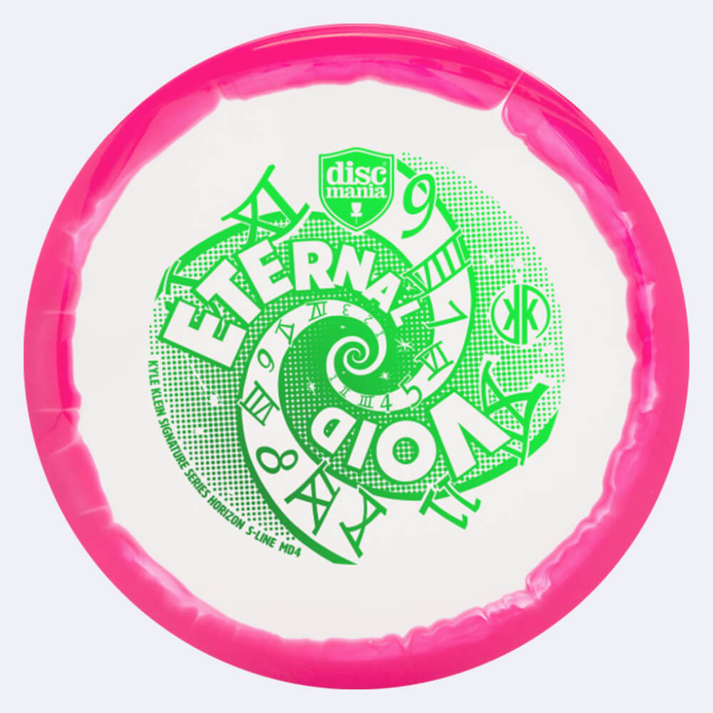 Discmania MD4 - Eternal Void Kyle Klein Signature Series in white-pink, s-line horizon plastic Discmania MD4 - Eternal Void Kyle Klein Signature Series in white-pink, s-line horizon plastic