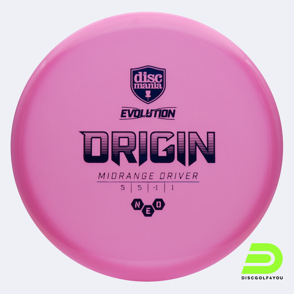 Discmania Origin in pink, neo plastic Discmania Origin in pink, neo plastic
