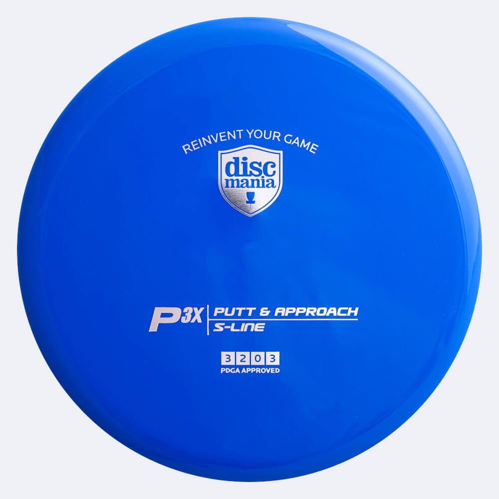 discmania p3x in blau, im s-line kunststoff und ohne spezialeffekt Discmania P3X in blau, im S-Line Kunststoff und ohne Spezialeffekt
