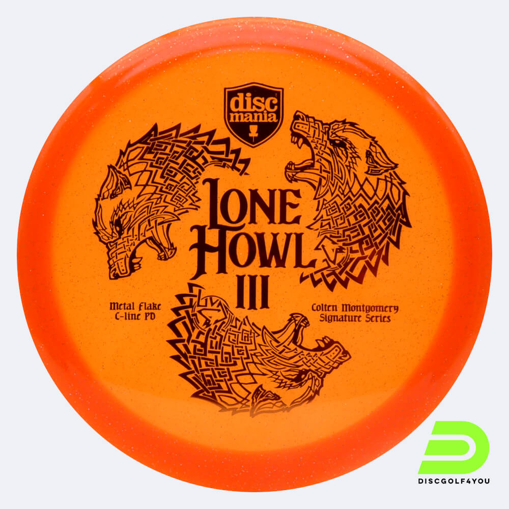 Discmania PD Lone Howl - Colten Montgomery Siganture Series in classic-orange, metal flake c-line plastic Discmania PD Lone Howl - Colten Montgomery Siganture Series in classic-orange, metal flake c-line plastic