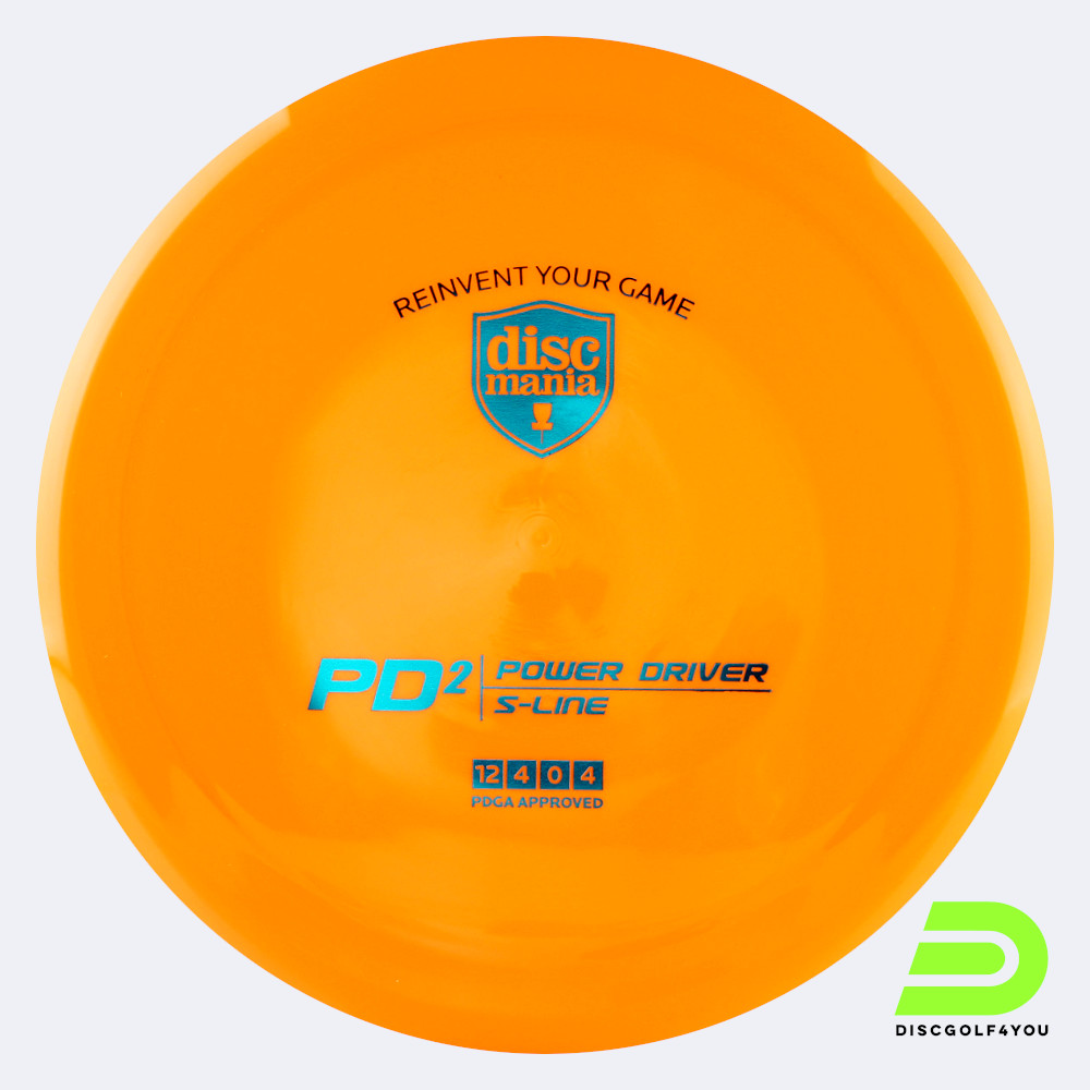 Discmania PD2 in classic-orange, s-line plastic Discmania PD2 in classic-orange, s-line plastic