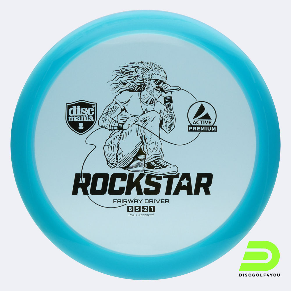 Discmania Rockstar in blue, active premium plastic Discmania Rockstar in blue, active premium plastic