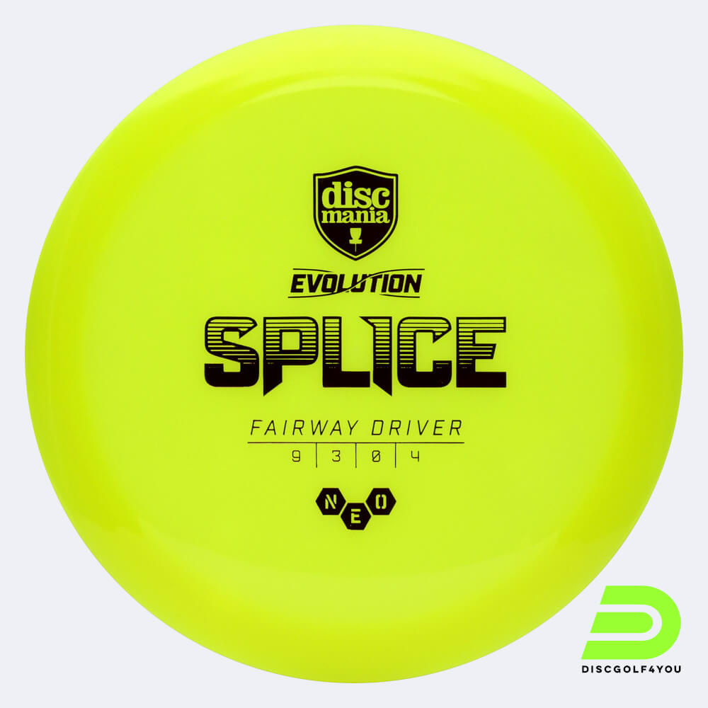 Discmania Splice in yellow, neo plastic Discmania Splice in yellow, neo plastic