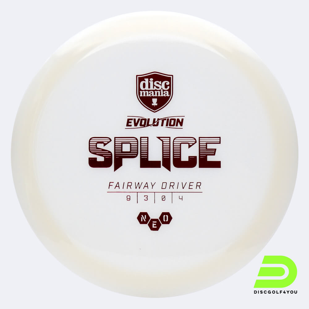 Discmania Splice in white, neo plastic Discmania Splice in white, neo plastic