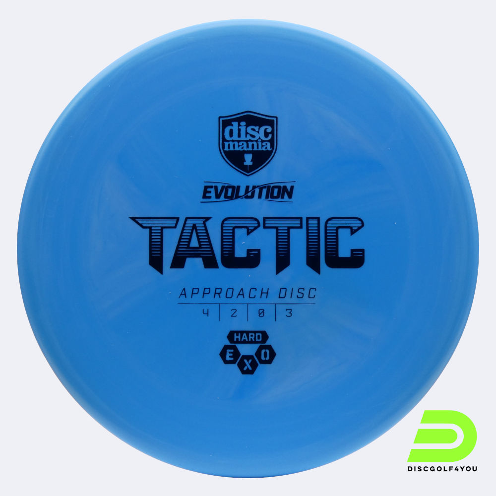 discmania tactic in blau, im exo hard kunststoff und ohne spezialeffekt Discmania Tactic in blau, im Exo Hard Kunststoff und ohne Spezialeffekt