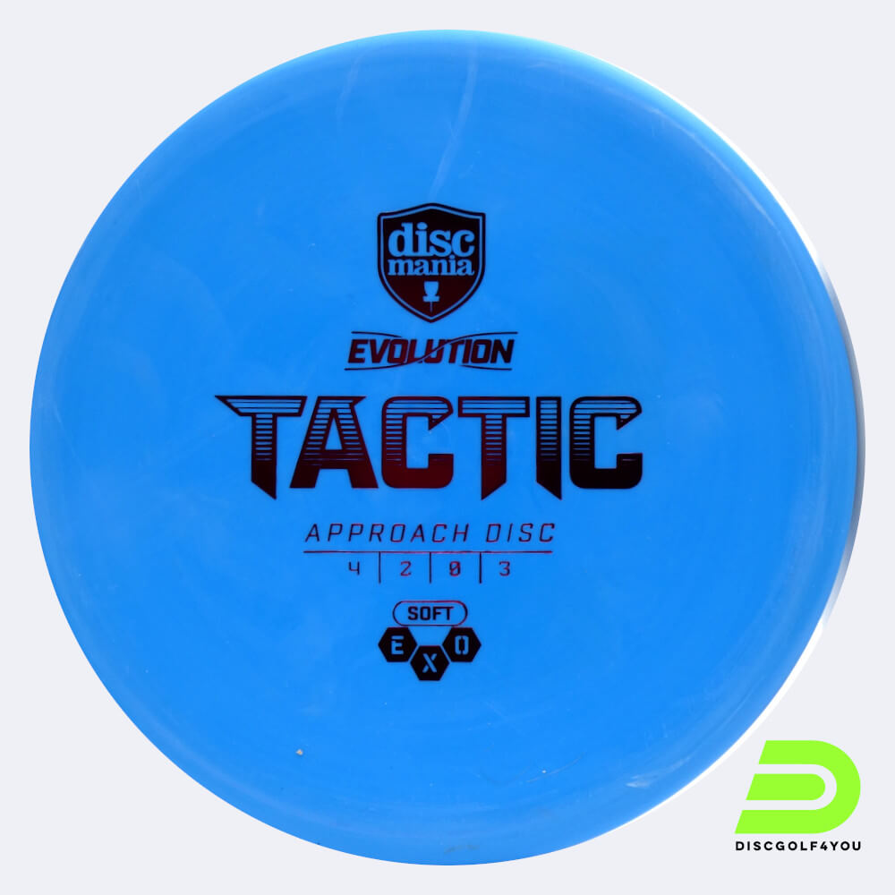 discmania tactic in blau, im exo soft kunststoff und ohne spezialeffekt Discmania Tactic in blau, im Exo Soft Kunststoff und ohne Spezialeffekt