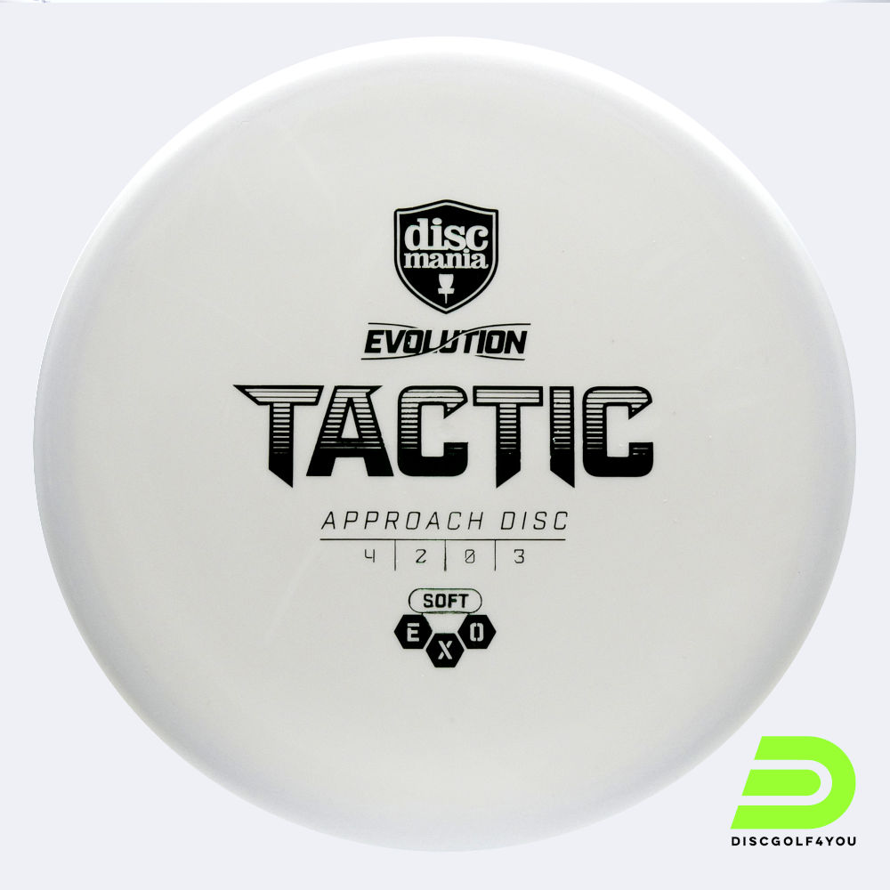 discmania tactic in weiss, im exo soft kunststoff und ohne spezialeffekt Discmania Tactic in weiss, im Exo Soft Kunststoff und ohne Spezialeffekt
