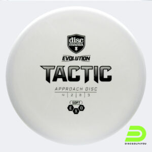 Discmania Tactic in white, exo soft plastic