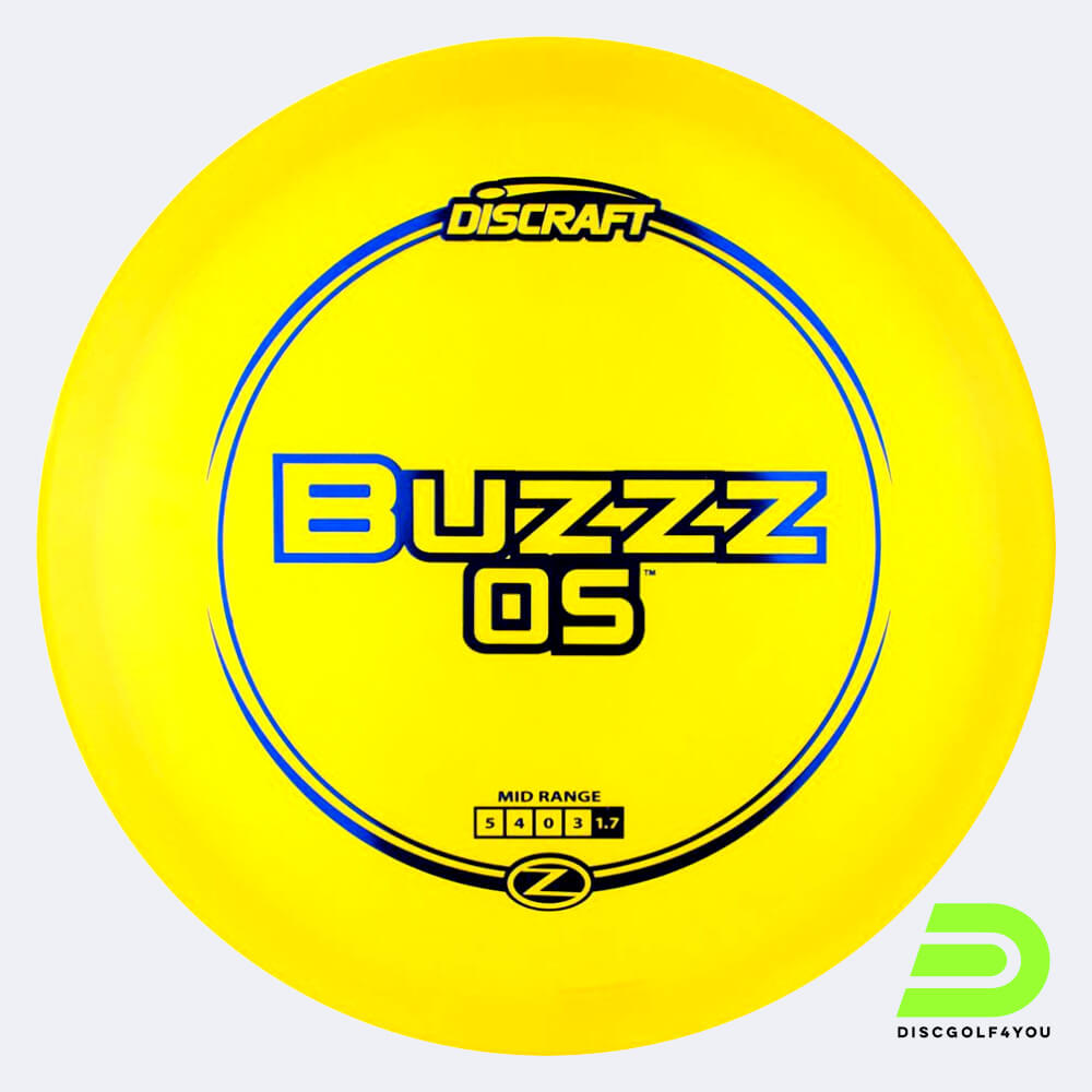 Discraft Buzzz OS in yellow, z-line plastic Discraft Buzzz OS in yellow, z-line plastic
