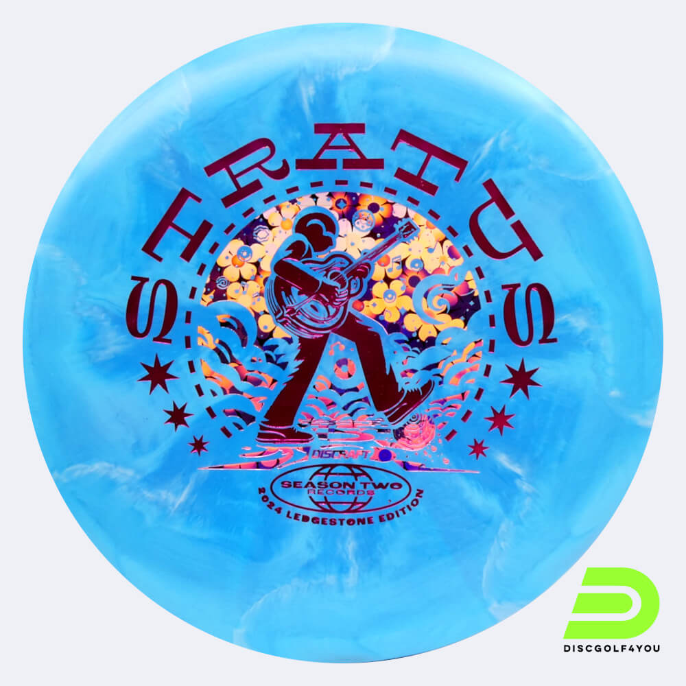 Discraft Stratus Ledgestone Edition in blue, z swirl plastic and burst effect Discraft Stratus Ledgestone Edition in blue, z swirl plastic and burst effect