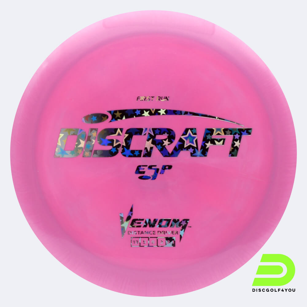 discraft venom in rosa, im esp kunststoff und first run spezialeffekt Discraft Venom in rosa, im ESP Kunststoff und first run Spezialeffekt