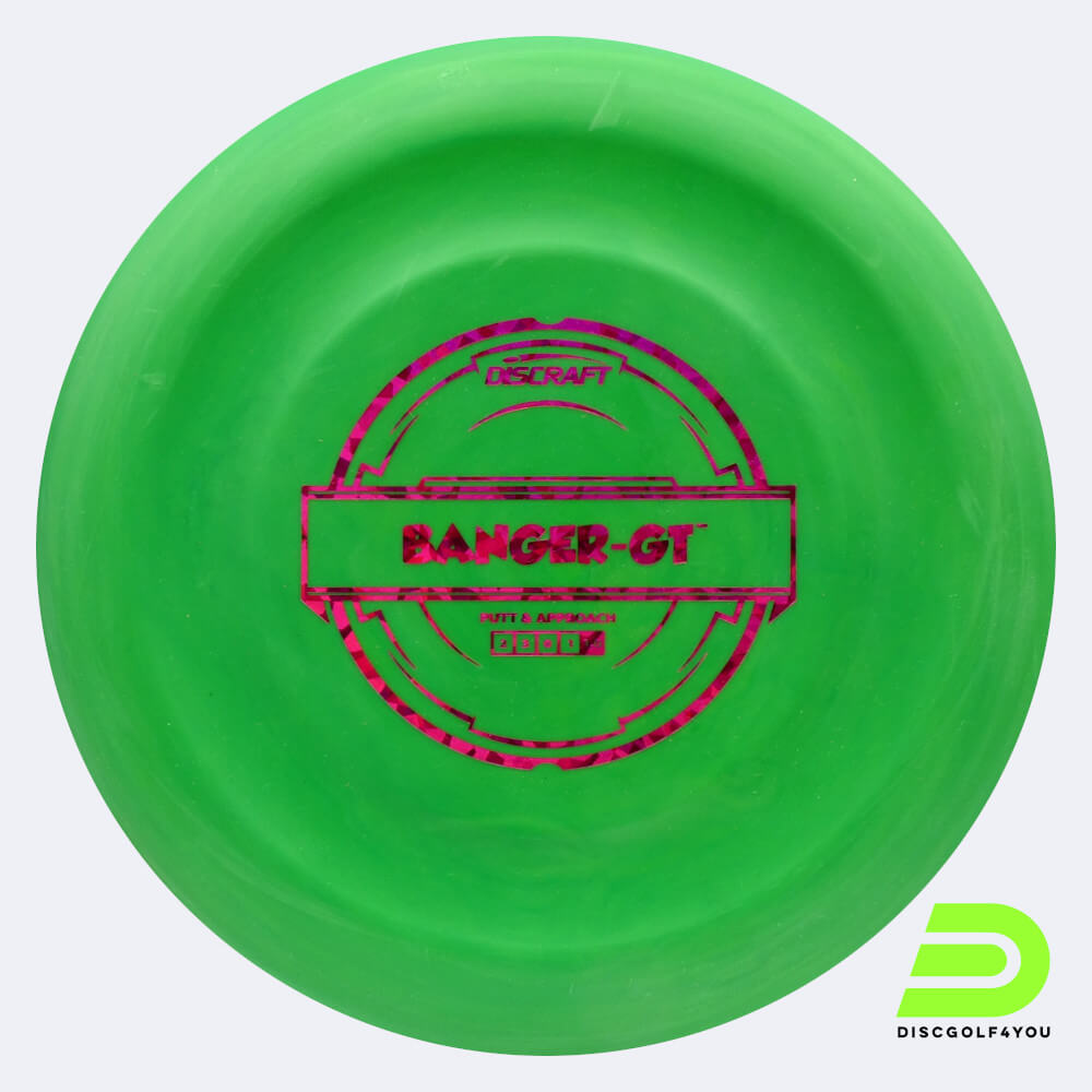 discraft banger gt in grün, im putter line kunststoff und ohne spezialeffekt Discraft Banger GT in grün, im Putter Line Kunststoff und ohne Spezialeffekt