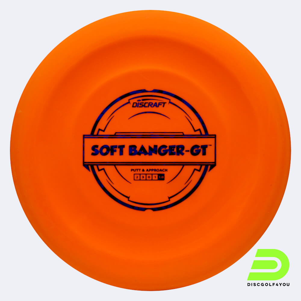 Discraft Banger GT in classic-orange, soft putter line plastic Discraft Banger GT in classic-orange, soft putter line plastic